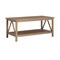 Titian Driftwood Coffee Table With Spacious Shelf Durable Design Home Furniture